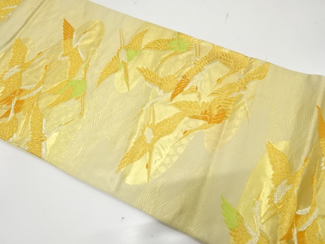 Japanese Kimono / Antique / Fukuro Obi Silk